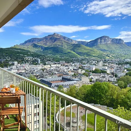 Appartement Le Golden View - Vue Imprenable & Parking Gratuit à Chambéry Extérieur photo